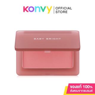 บลัชออน เบบี้ไบรท์ Baby Bright Mood Matte Blusher 4.5g #03 Happy สีชัด ติดทน มีให้เลือก 8 เฉดสี.