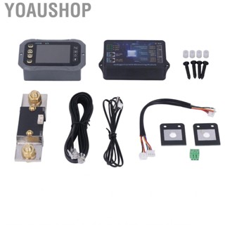 Yoaushop 400A     Voltage Current Meter 0-120V Intuitive User Friendly 2.in Ultra Clear Display APP Control with Shunt for Car