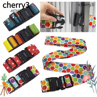 Cherry3 สายรัดกระเป๋าเดินทาง หัวเข็มขัด สายรัดกระเป๋าเดินทาง สายรัดลง เข็มขัดบรรจุ สายรัดแขวน