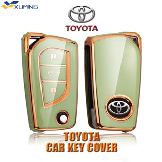 เคสกุญแจรีโมทรถยนต์ TPU ป้องกันรอยขีดข่วน สําหรับ Toyota Corolla Altis Corolla Cross Camry RAV 4