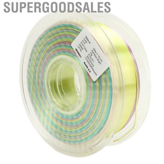 Supergoodsales PLA Filament Color Gradient Rainbow Multicolored Silky Shiny 1.75mm
