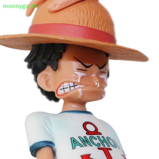 Monnygo ฟิกเกอร์ PVC รูปการ์ตูนอนิเมะ One Piece Luffy Shunks ของเล่นสําหรับเด็ก