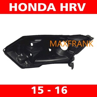 ฝาครอบไฟหน้า ไฟท้าย สีดํา สําหรับ HONDA HRV 15-16   LAMP BODY HEADLAMP BACK SHELL HEAD LAMP  LIGHT BACK COVER ไฟหน้า​ /เลนส์ไฟหน้า/ไฟหน้าสําหรับ/ไฟท้าย