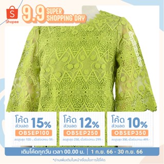 เสื้อลูกไม้ไทย ลินินแท้ 100% รหัส ยี่ห้อ In Ka Oil รหัส OKI1048