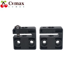 Cvmax บล็อกน็อต สกรูตะกั่ว 2 มม. สีดํา T8 Type 8 มม. CNC 2 ชิ้น