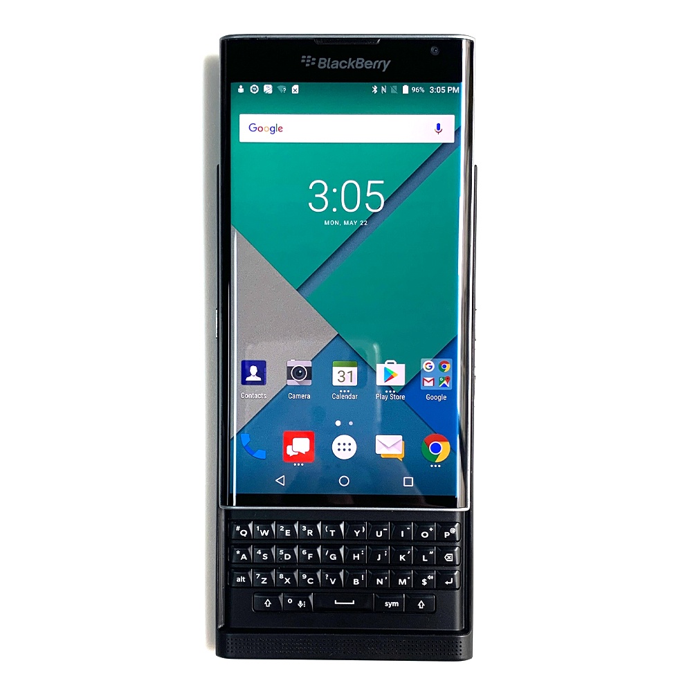 Blackberry Priv 4G LTE โทรศัพท์มือถือ 5.4 นิ้ว 3GB RAM 32GB ROM 18MP+2MP กล้อง Hexa-Core Slider Android SmartPhone