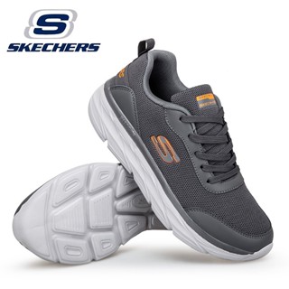 Skechers_ MAX CUSHION รองเท้าผ้าใบลําลอง ผ้าตาข่าย ระบายอากาศ เหมาะกับการวิ่ง เล่นกีฬากลางแจ้ง แฟชั่นสําหรับผู้ชาย และผู้หญิง