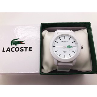 LACOSTE ☘️Cz☘️ 「 Glord 」นาฬิกาข้อมืออะนาล็อก ลาคอสท์ แฟชั่นสําหรับผู้ชาย และผู้หญิง ไม่มีกล่อง