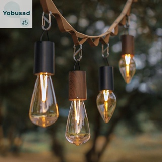 [Yobusad.th] ไฟฉาย LED ABS กันน้ํา แบบพกพา สําหรับตั้งแคมป์กลางแจ้ง