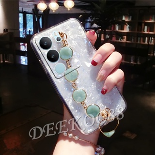 ใหม่ เคสโทรศัพท์มือถือแบบนิ่ม TPU แต่งเลื่อม ลายหมีน่ารัก แฟชั่น สําหรับ VIVO V29 V27 V27e Y78 Y27 Y36 Y02 Y02T Y02A X90 Pro 5G 4G 2023