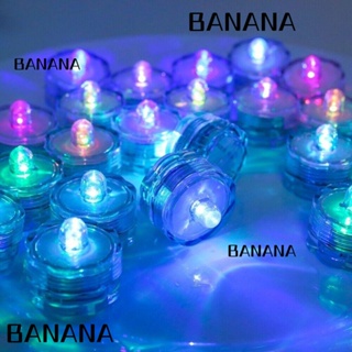 Banana1 โคมไฟ LED รูปแจกัน ไร้เปลวไฟ ใช้แบตเตอรี่ กันน้ํา สําหรับตกแต่งตู้ปลา งานแต่งงาน ปาร์ตี้คริสต์มาส