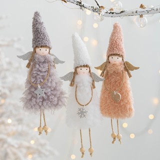 Plush Angel Girl Doll Pendant Xmas Ornaments/ Christmas Tree Decorative Hanging Pendants