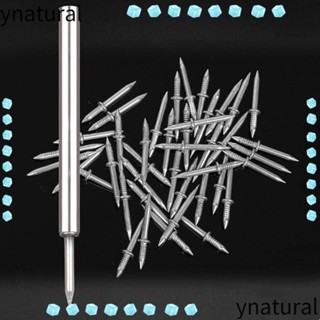 Ynatural ตะปูเหล็กคาร์บอน แบบสองหัว แข็งแรงมาก ไม่ต้องเจาะ ไร้รอยต่อ สําหรับตกแต่งเล็บ