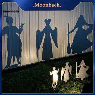 &lt;moonback&gt; ป้ายสัญลักษณ์ฮาโลวีน ขนาดกะทัดรัด ทนทาน สําหรับตกแต่งสวน ปาร์ตี้ วันหยุด กลางแจ้ง