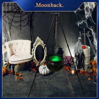 &lt;moonback&gt; โมเดลแม่มดผี ไม่มีเครื่องมือประกอบ พร้อมไฟสีเขียว สําหรับตกแต่งบ้าน ปาร์ตี้ฮาโลวีน