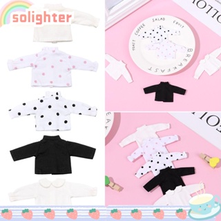 Solighter เสื้อยืดลําลอง แขนสั้น สําหรับตุ๊กตา 1/12Bjd ob11