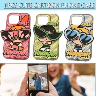 Cartoon Phone Case Protective Case with Stand for iPhone 12/13/14/Pro/ProMax