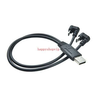 Hsv 2 in 1 USB เป็น Type C และ 5Pin Micro USB 1 ถึง 2 สายชาร์จ สําหรับอุปกรณ์มือถือ