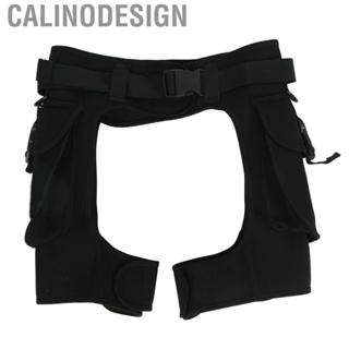 Calinodesign 2.5mm Open Crotch Diving Shorts Wetsuits with Pocket Water Work Pants for Snorkeling Swimming