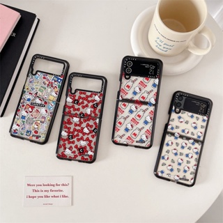 เคสโทรศัพท์มือถือ กันกระแทก ลายคิตตี้ สําหรับ Samsung Z Flip4 3 5G Z Flip3