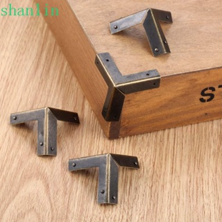 Shanlin กล่องไม้ ทรงสามเหลี่ยม สําหรับใส่เครื่องประดับ เฟอร์นิเจอร์ DIY