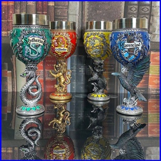 Gp1 แก้วน้ําแฮนด์เมด ลาย Harry Potter Gryffindor Wizardry Slytherin Ravenclaw PG1 สําหรับตกแต่ง