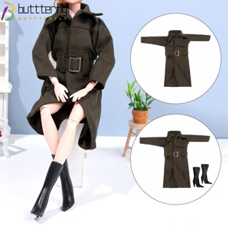 Buttterfly เสื้อคลุม รองเท้าเทรนช์โค้ท ขนาดเล็ก สําหรับตกแต่งบ้านตุ๊กตา