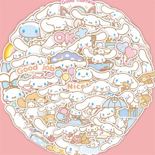 64Pcs/Set ❉ Cinnamoroll Series 01 Stickers ❉ DIY Fashion Waterproof Decals Doodle Stickers