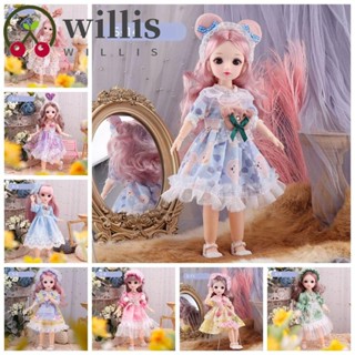 Willis ตาตุ๊กตา 3D ขนาดเล็ก 1/6 bjd 30 ซม. 30 ซม. สีน้ําตาล ของเล่นสําหรับเด็ก