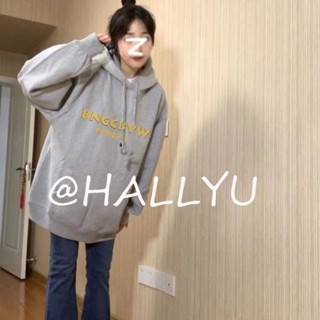 HALLYU เสื้อกันหนาว เสื้อฮู้ด คุณภาพสูง Fashion ทนทาน Durable WWY23909RQ37Z230911