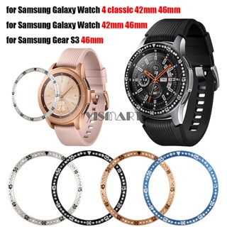 เคสนาฬิกาข้อมือ ประดับเพชร สไตล์คลาสสิก สําหรับ Samsung Galaxy Watch 4 Galaxy Watch 42 มม. 46 มม. Gear S3