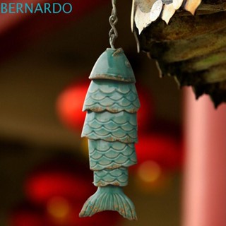 Bernardo กระดิ่งลม โลหะ รูปหางปลาคราฟ สีสดใส สําหรับตกแต่งสวน