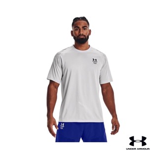 Under Armour UA Mens ArmourPrint Short Sleeve เสื้อออกกำลังกายแขนสั้น เทรนนิ่ง สำหรับผู้ชาย