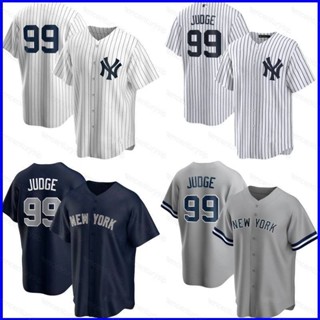 เสื้อกีฬาเบสบอล ลําลอง ลายทีม New York Yankees No.99 Judge PG1 GP1 MLB พลัสไซซ์ สําหรับผู้ชาย และผู้หญิง