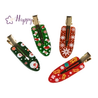 &lt;Happybay&gt; กิ๊บติดผม ลายซานตาคลอส กวาง เกล็ดหิมะ คริสต์มาส เครื่องประดับ สําหรับผู้หญิง เด็กผู้หญิง ใส่ในเทศกาล บรรยากาศผม ลดราคา