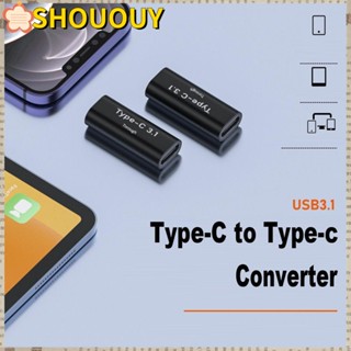 Shououy อะแดปเตอร์สายเคเบิลเชื่อมต่อข้อมูล Type C 3.1 ชาร์จเร็ว 10Gbps 5 ชิ้น