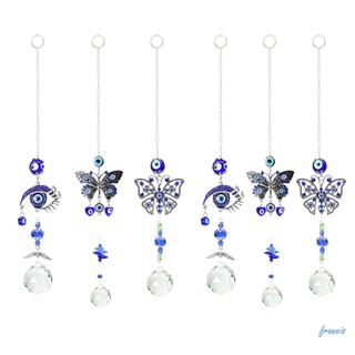 เครื่องประดับ จี้ลูกปัดคริสตัล สีรุ้ง สําหรับแขวนโคมไฟระย้า [Francis.th]