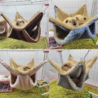 COD เปลชูการ์ เปลกระรอก (ชูก้า, แฮมเตอร์ กระรอก นกเล็ก) เปลคอนโด 2 ชั้น