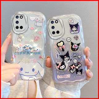 เคสโทรศัพท์มือถือแบบนิ่ม tpu ใส ลายก้อนเมฆ หมีน้อย พร้อมตุ๊กตาหมี สําหรับ OPPO A52 A72 A92 A52 TY