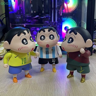 [GOGJIG5] ฟิกเกอร์ PVC รูปปั้นชินจัง Lionel Messi Cristiano Ronaldo Neymar ของเล่นสําหรับเด็ก