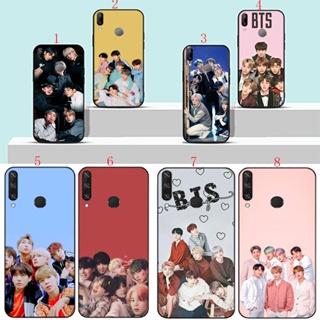 เคสโทรศัพท์มือถือนิ่ม ลายการ์ตูนอนิเมะ Bangtan Boys สีดํา สําหรับ Huawei Nova 4E 3i 5i 5T P30 Lite P30 Pro H4