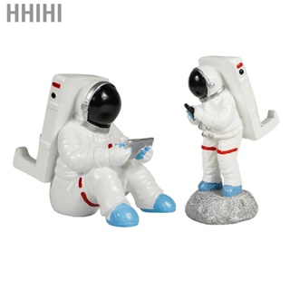 Hhihi Astronaut Phone Holder  Compatibility Secure Support Exquisite Workmanship Space Man Cell Stand Unique Design for Home