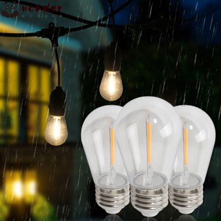Wonder หลอดไฟคริสตัล LED S14 2W 1W E27 สีขาวอบอุ่น สําหรับตกแต่งบ้าน