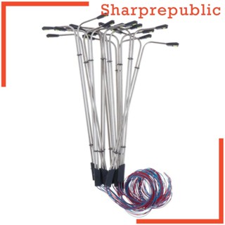 [Sharprepublic] โคมไฟโมเดลรถไฟ 10 แพ็ค