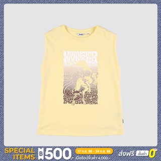 WRANGLER เสื้อยืดแขนสั้นผู้หญิง คอลเลคชั่น FESTIVAL COWBOY รุ่น WR S323WTANN24 YELLOW แรงเลอร์ เสื้อยืดแขนสั้น เสื้อยืดแขนสั้นผู้หญิง