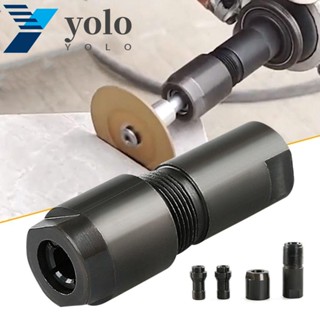 Yolo อะแดปเตอร์แปลงมุมเครื่องเจียร เหล็กคาร์บอน 3/6 มม. M10 100 ประเภท สีดํา