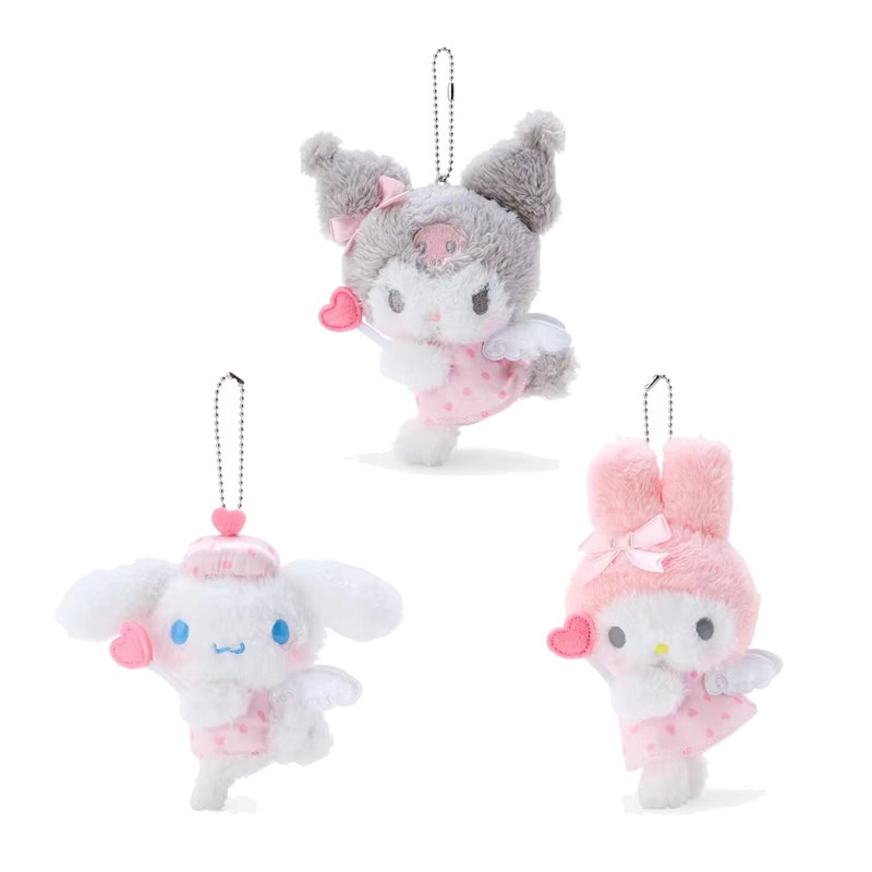 SANRIO พวงกุญแจ จี้ตุ๊กตา My Melody Kuromi Cinnamoroll น่ารัก เหมาะกับของขวัญ สําหรับเด็กผู้หญิง