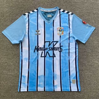 เสื้อกีฬาแขนสั้น ลายทีมชาติฟุตบอล Coventry ทีมเหย้า ฤดูกาล 23-24 ไซส์ S-XXL AAA