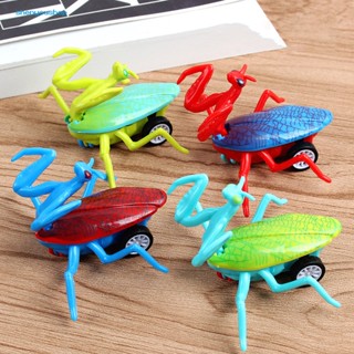 Shenyoushop shenyoushop โมเดลการ์ตูน Mantis Pull Back Cars ของเล่นเพื่อการศึกษา สําหรับเด็ก 2 ชิ้น