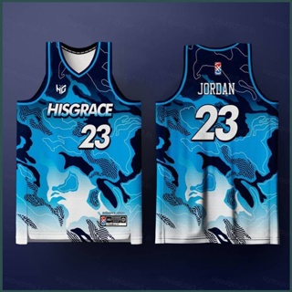 Sy3 Jordan Jersey Concept Aqua เสื้อกีฬาบาสเก็ตบอล สีฟ้า พลัสไซซ์ สําหรับทุกเพศ YS3